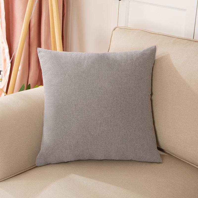 Cotton Pillow Cover Sofa Cushion Bedside Large Waist Pillow Bedside Rectangular Nordic Small Lumbar Support Pillow Pillowcase