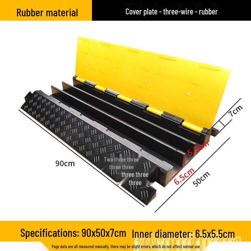 Rubber and Plastic Cable Protection Speed Bump