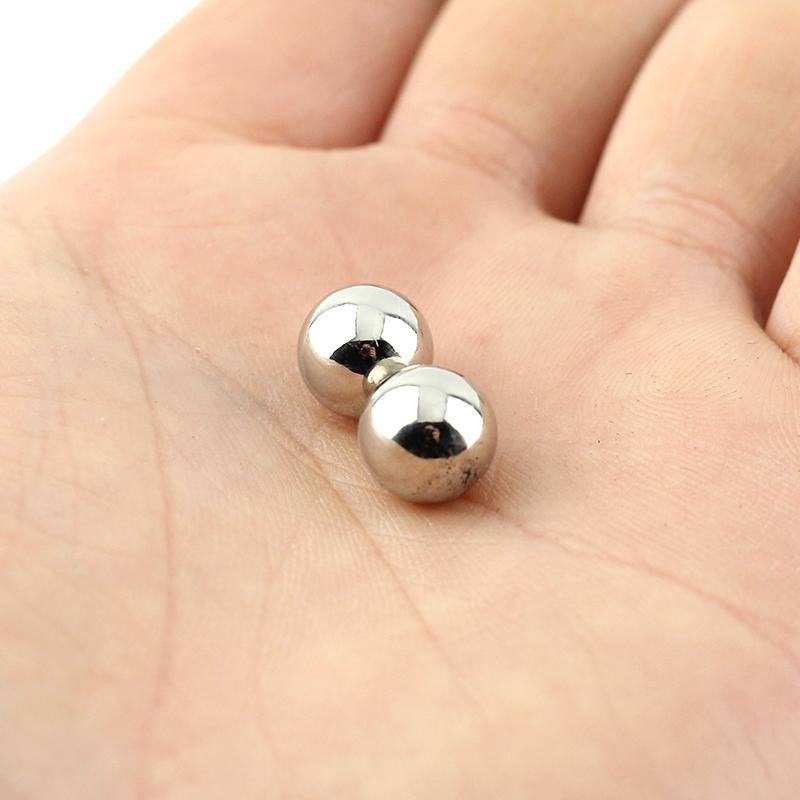 New 10mm Nipple Clamps Powerful Magnetic Orbs Clitoris Stimulate BDSM Bondage Set Adult Erotic Accessories Sex Toys For Woman Couple