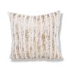 Airldianer Latest Plush Pillowcase Gentle Wool Gold Silver Furry Cushion Pad Case Square Waist Throw Pillow Case Gifts Faux Fur