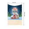 Cozy Winter Throw Blanket Christmas Snow Village Decor Festive Holiday Flannel Warm Home Decor Gift Cozy Cottage Scene