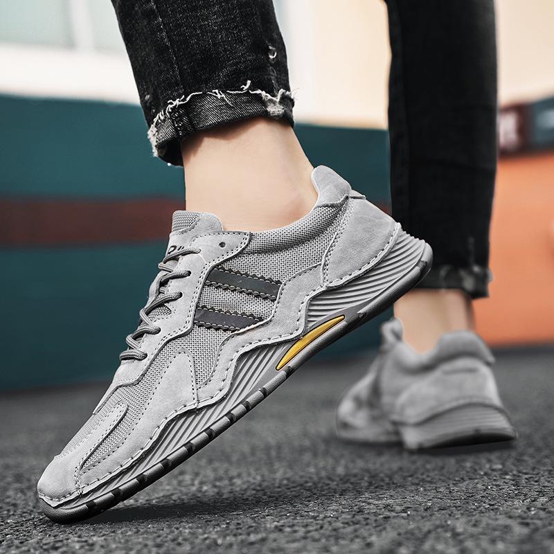 2025 Men's Autumn Mesh Fashion Sneakers - Breathable Casual Sports Shoes In Sizes 45-47