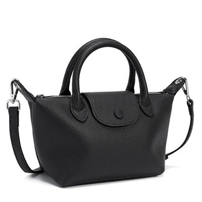 Leather Women's Bag Messenger Bag New First-layer Cowhide Shoulder Bag Women's Versatile Lychee Pattern Handbag