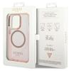 Etui do iPhone 14 Pro Max Guess Hard Case MagSafe Różowe