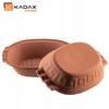 KADAX Roman Clay Pot Oval with Lid