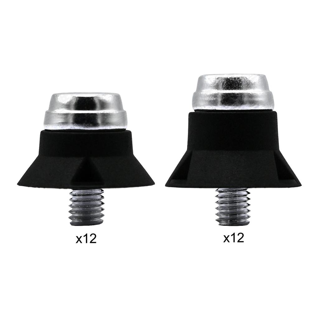 12 Pieces Soccer Boot Cleats Replacement Screw in Thread Screw 5mm Dia Stable Non Slip Football Boot Studs 13/16mm Accessories