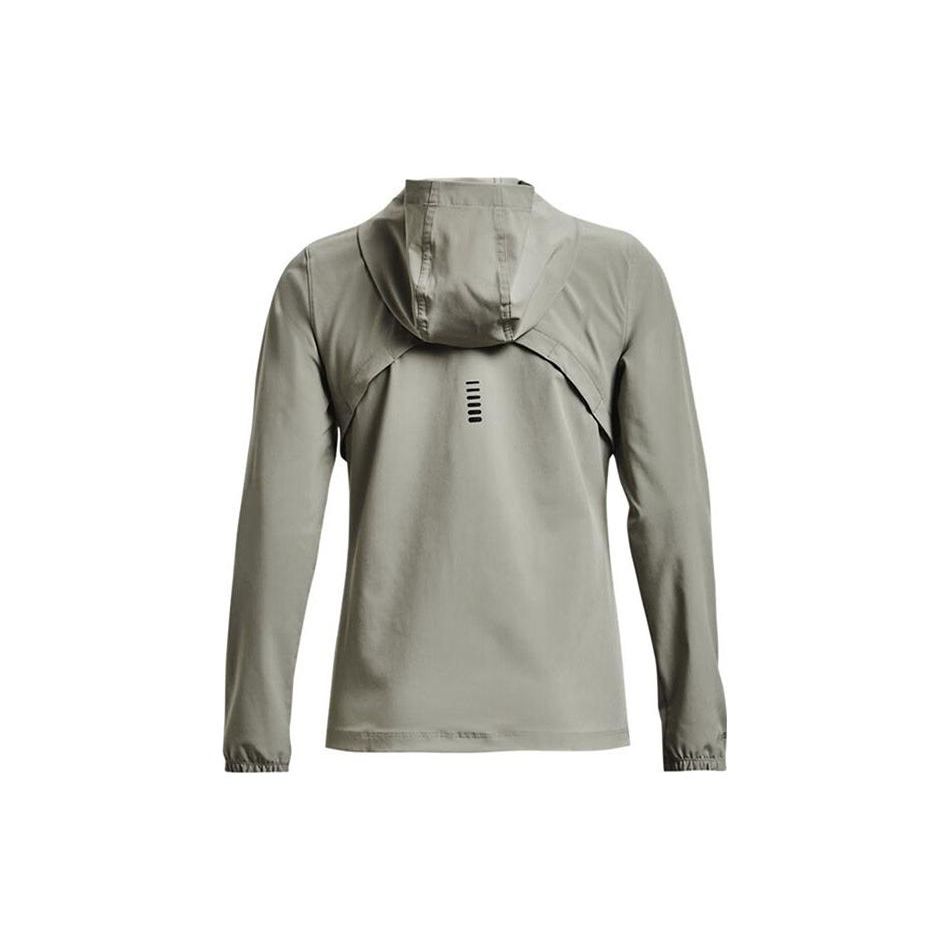 Under Armour Letter Print Zip Up Hoodie Women Gray 1377043-504