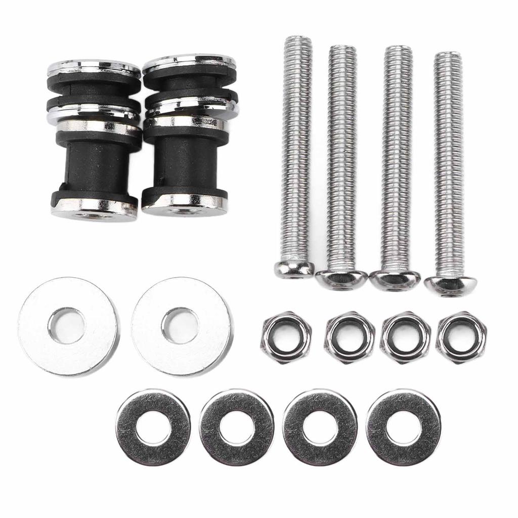 Motorcycle Backrest Sissy Bar Detachable Docking Hardware Kit Replacement for FXST FXSTB 1987‑1999