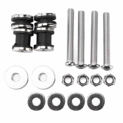 Motorcycle Backrest Sissy Bar Detachable Docking Hardware Kit Replacement for FXST FXSTB 1987?1999