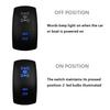 4X4 2X4 4WD/2WD Rocker Switch 5 Pin On-OFF SPST Four Wheel Drive Toggle Switch for Car Can Am Polaris ATV UTV Waterproof 12V/24V