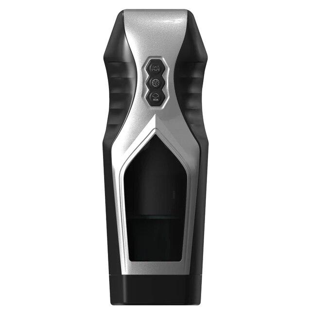 Nový automatický mužský teleskopický masturbátor 7 teleskopický vibrační tahač penisu 3D rotační elektrický vaginální kapesní vulva cup sexuální hračka pro muže