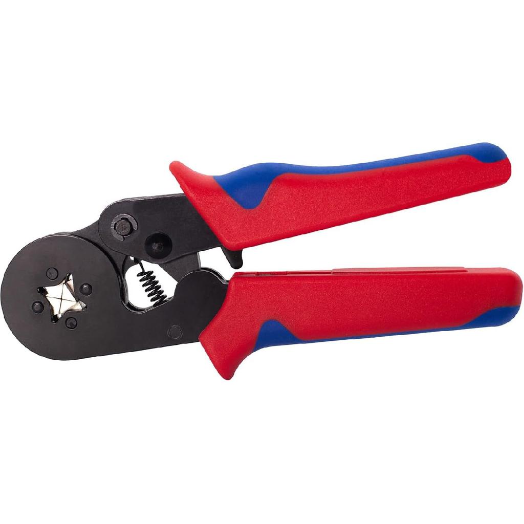 Ferrule Crimping Tool Consists of Wire Ferrules Kit and 1800PCS Terminals, Ratcheting Wire Crimping Tool Range 23-7AWG, Quadrangle Adaptive Ferrule
