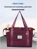 Large Capacity Multifunctional Trolley Handbag: Portable Travel, Business Trip & Maternity Storage Solution with Removable Wheels