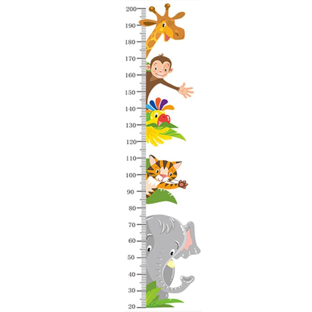 

Наклейка для измерения роста с животным узором, ростомер для детской комнаты, декор для детского сада