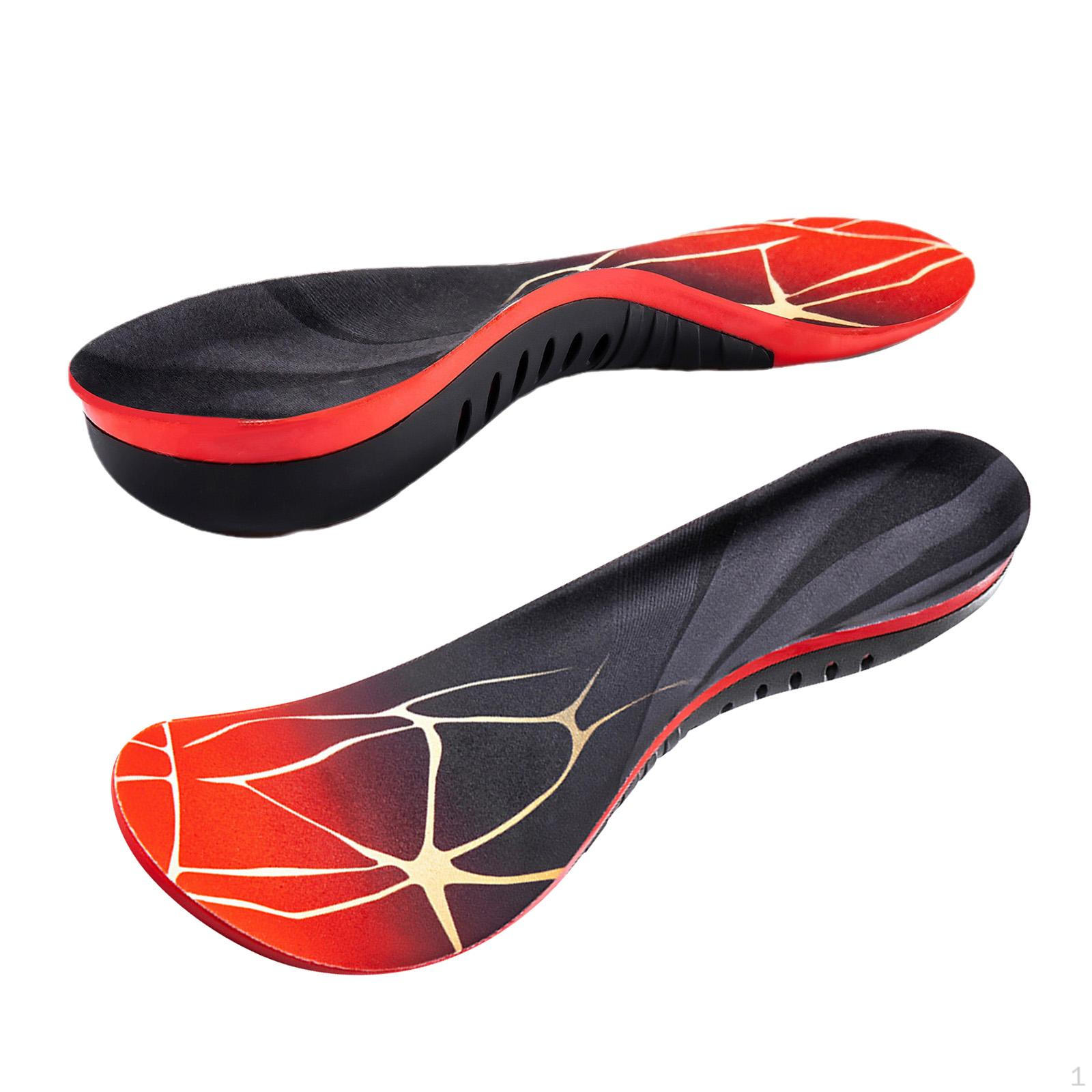 1 пара ортопедических стелек для обуви с поддержкой высокого свода стопы для бега, хайкинга, ходьбы