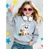 European sizes Cute Print Pattern 0-3 Years Old  Kid Comfortable Spring Thin Round Neck Sweatshirt Suitable for Outdoor Wear