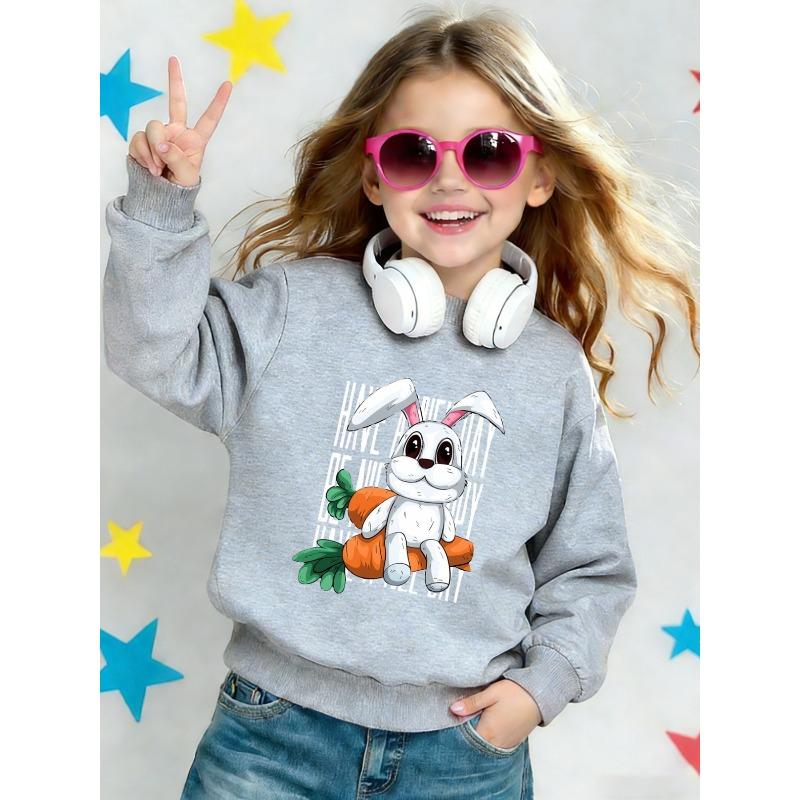 European sizes Cute Print Pattern 0-3 Years Old Kid Comfortable Spring Thin Round Neck Sweatshirt Suitable for Outdoor Wear