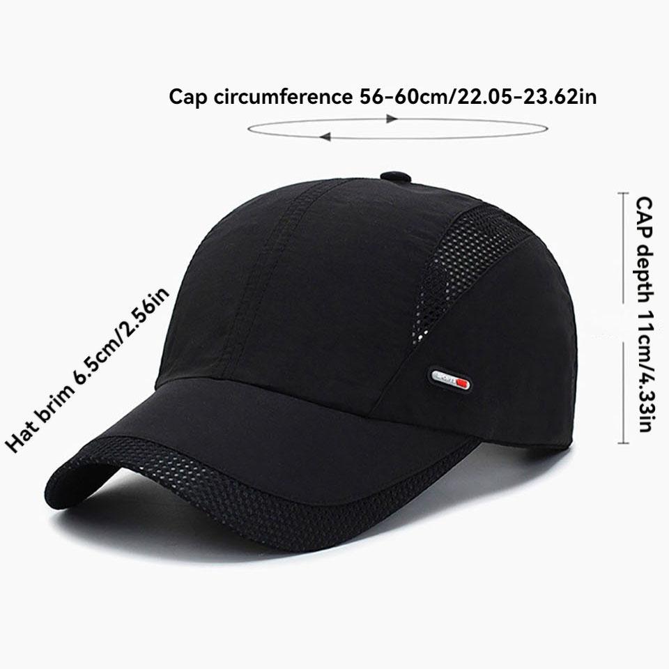 Quick-drying Hat Mesh Breathable Summer Duck Tongue Cap Outdoor Commuting Running Sun Hat Sports Leisure Baseball Cap