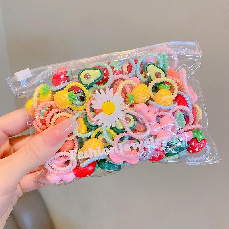 10/20 ks/sada Nové roztomilé kreslené čelenky pro dívky Elastické gumičky do vlasů Vlasové doplňky pro děti Gumičky do vlasů Pokrývky hlavy Ozdoby Dárek