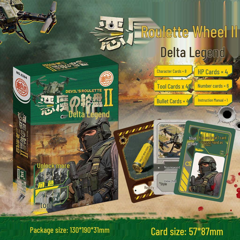 Devil's Roulette: Delta Legend - Interactive Team Battle Board Game