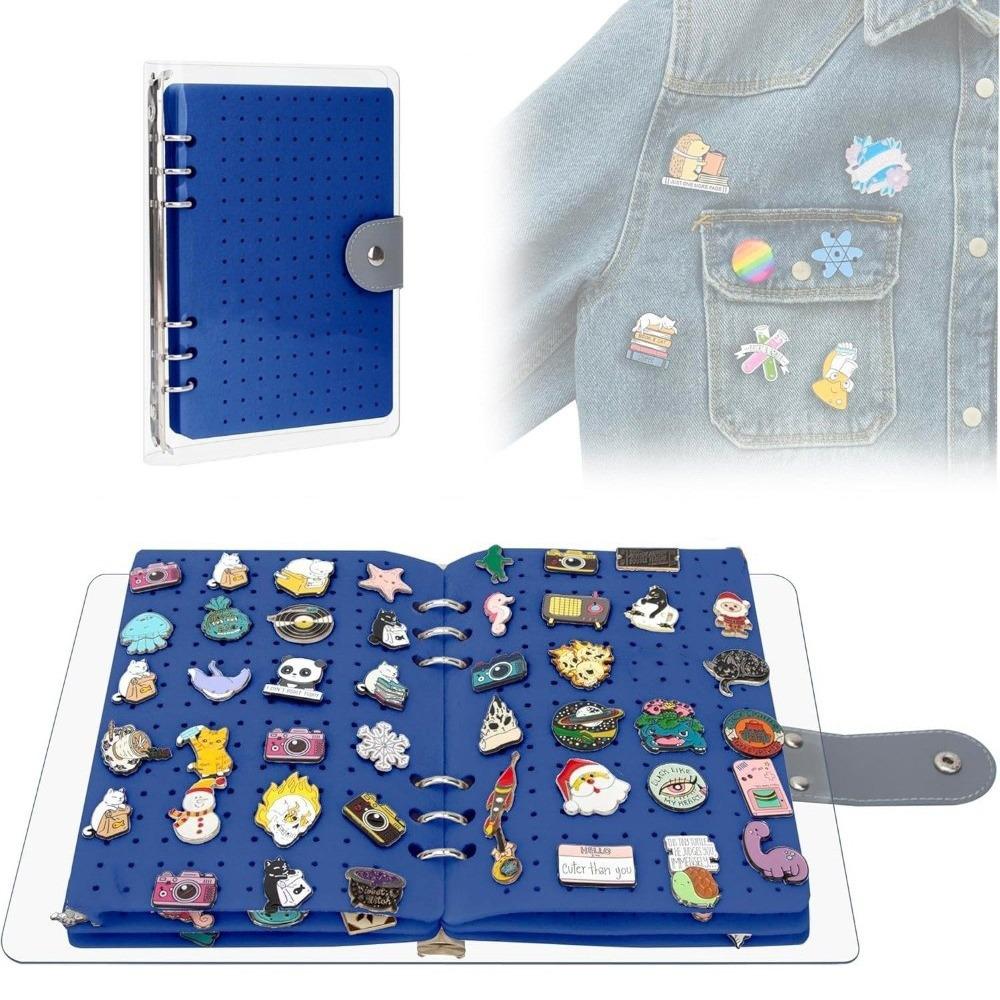 Space Saving Brooch Display Board 8 Pages Badge Charms Organizer Jewelry Organizer