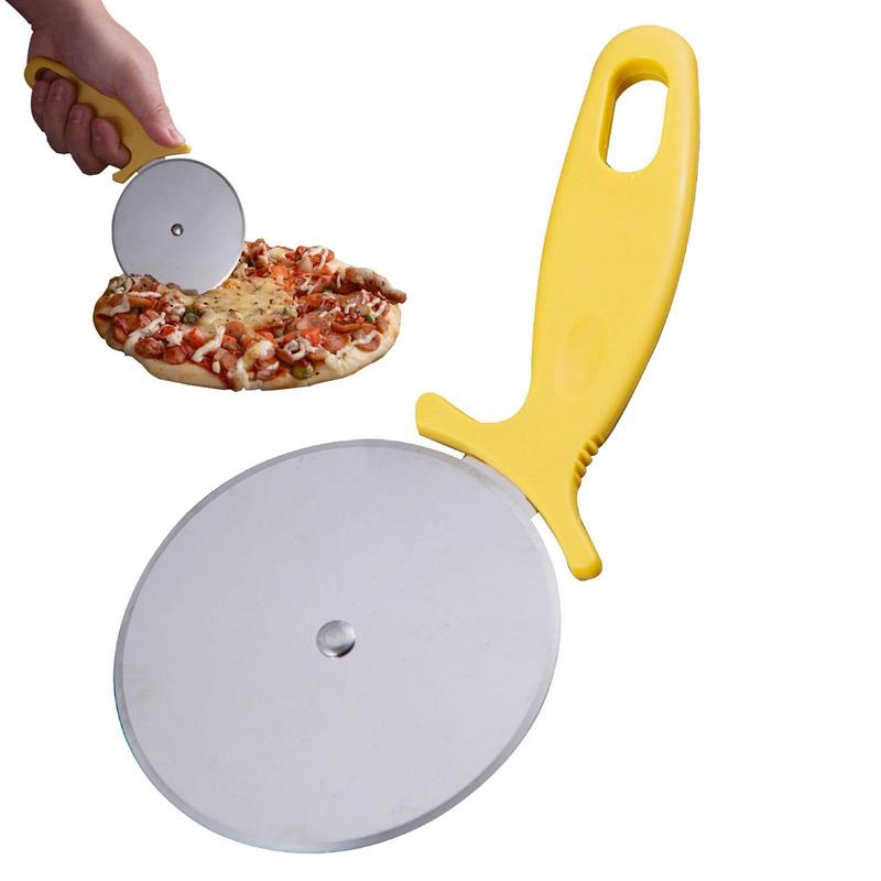 

Pizza Wheel Cutter 430 Steel Rolling Knife Pastry Dough Cutters Roller DIY BiscuitBaking Tools Manual Noodle Roll Kitchen Tool france