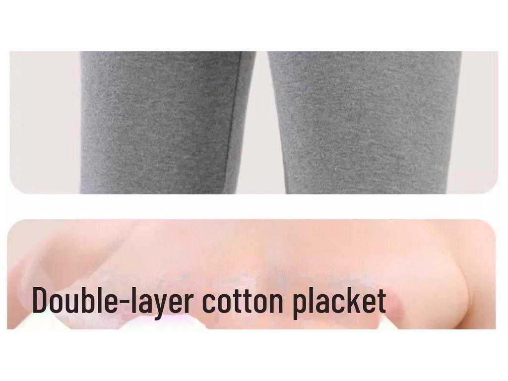 Langsha Herrenhose aus reiner Baumwolle, atmungsaktiv, für Herbst und Winter – lockere Passform, warme Unterhose und Unterwäsche.