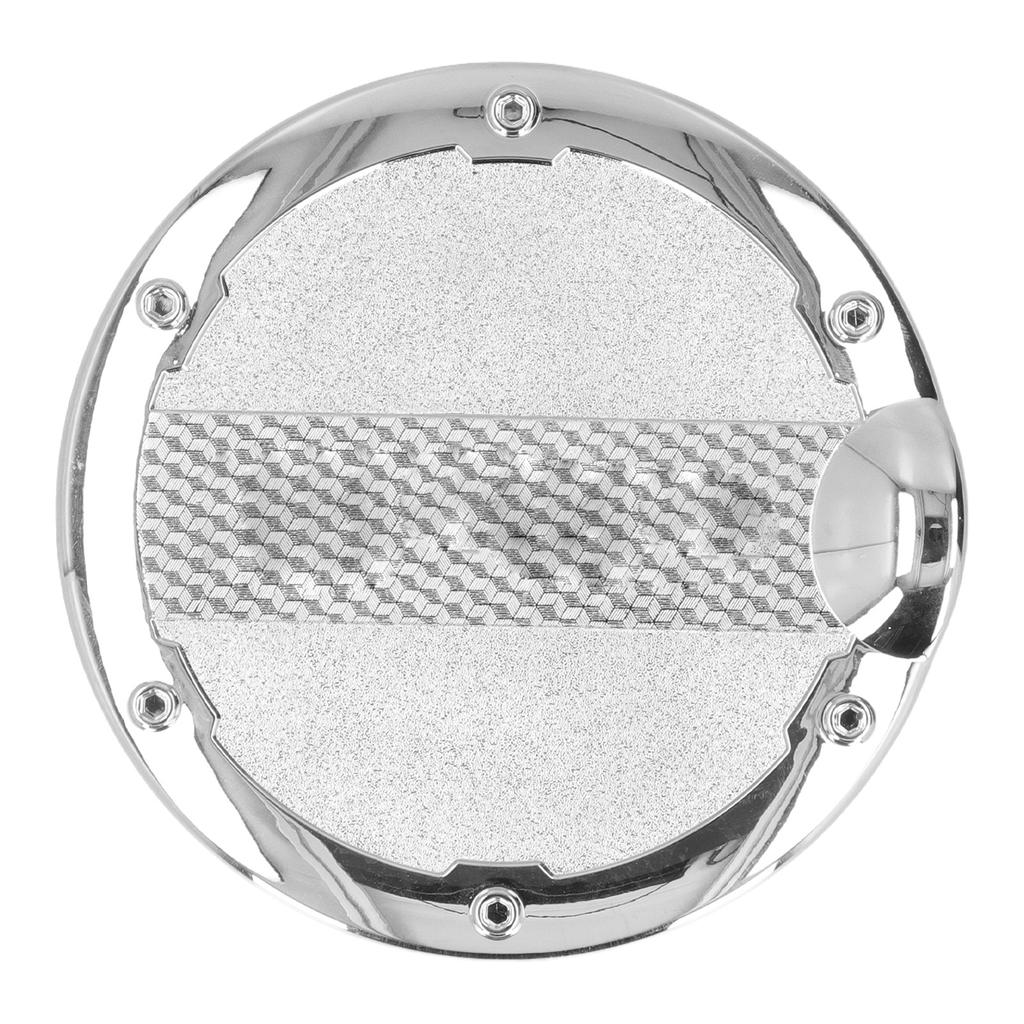 Electroplated Fuel Door Gas Oil Filler Cover Trim Replacement for 2016 2017