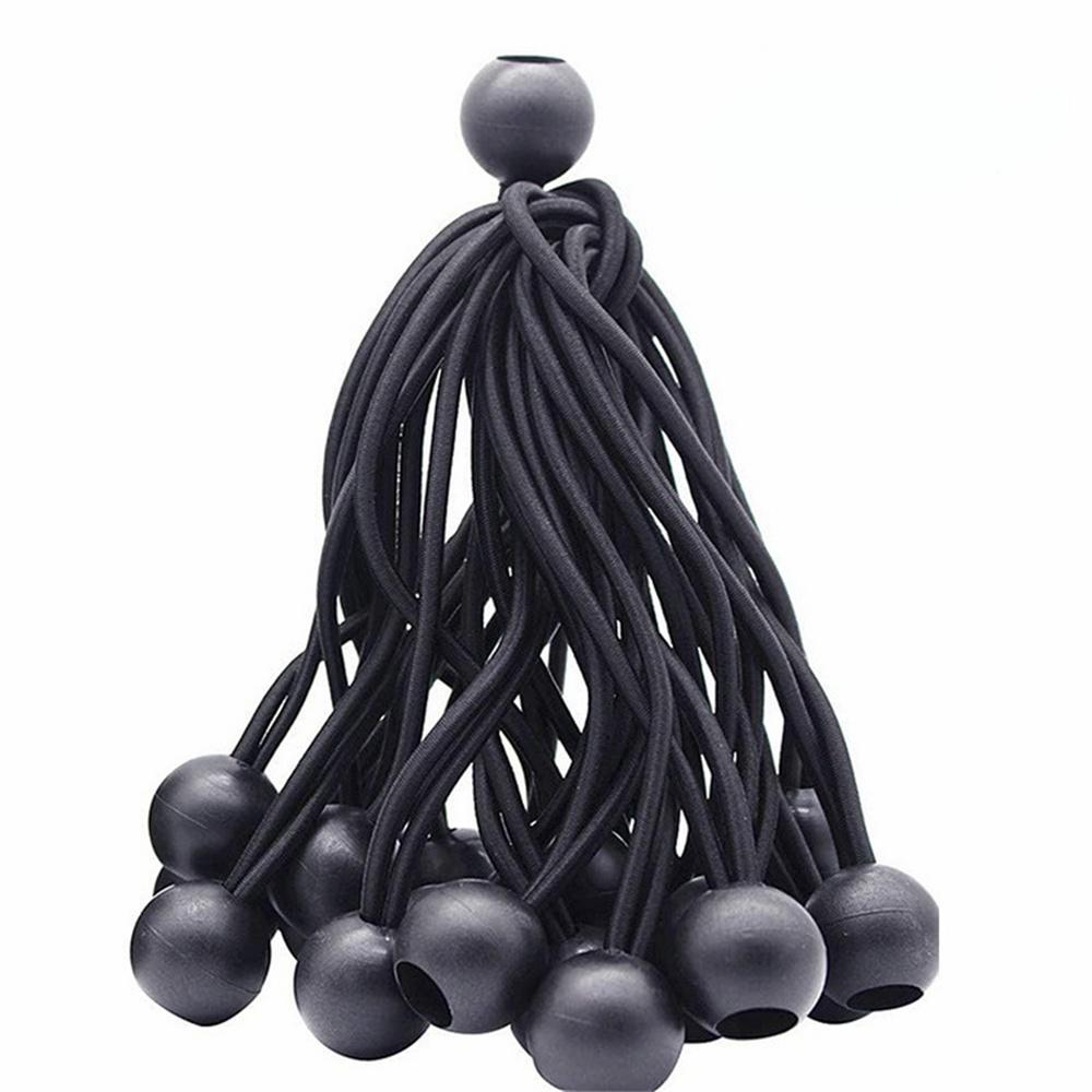 10pcs Ball Bungee Cords Baggage Belts Tent Tie Outdoor Camping Tent Accessoriy Heavy Duty Tie Down Cords for Shelter Cargo
