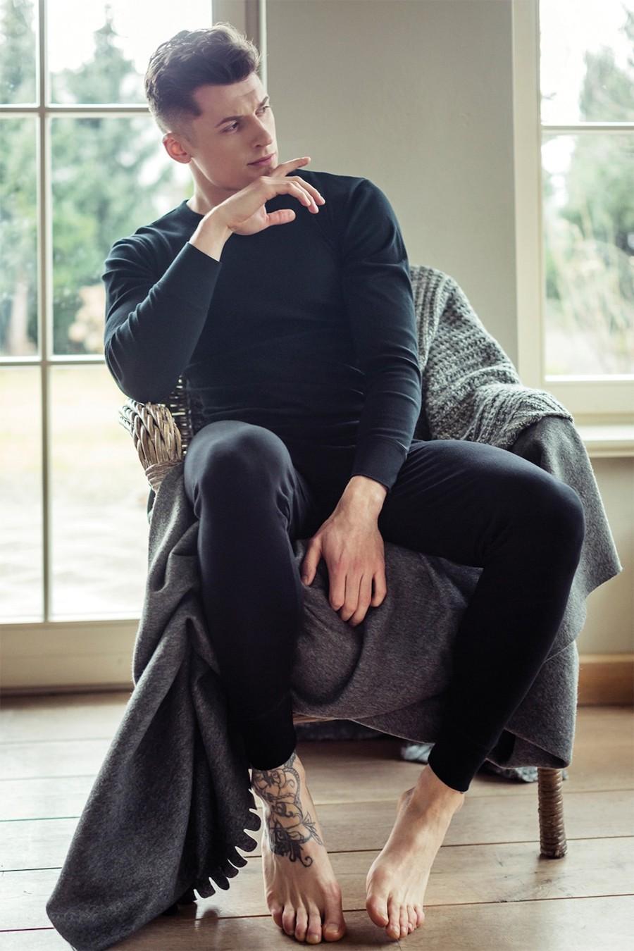 

Кальсоны Key (66732) 54(2XL) прозорий колір чорний