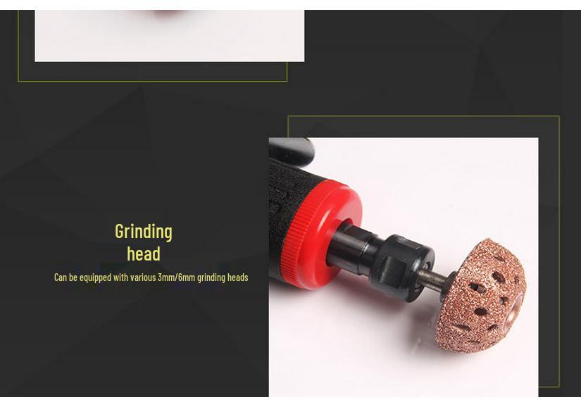 High-Speed Air Grinder and Polisher Kit for Tire Repair and Engraving