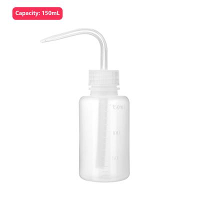 Ny 150 ml tvättvätska Plastklämflaska Tvättflaska