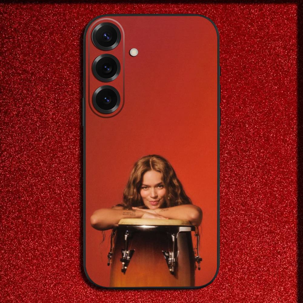 Singer K-Karol G Tropicoqueta Phone Case For Samsung S25,S24,S21,S22,S23,S30,Ultra,S20,Plus,Fe,Lite,5G Black Cover