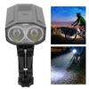 Bicycle USB Rechargeable Front Light Adjustable Waterproof Cycling Headlight with Bracket