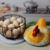 Creative Hen Storage Basket Iron Home Kitchen Fruit Snack Egg Holder Decor