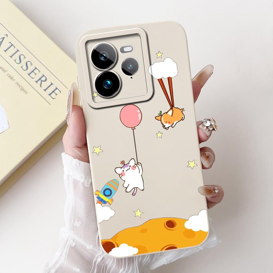 For Realme GT7 Pro 5G Case RMX5010 Cute Fashion Cartoon Cover Soft TPU Phone Case For Realme GT 7 GT7 T GT7T 5G Back Cover Coque