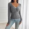 Women S Y2k Versatile Long Sleeve T Shirt Inner Wear