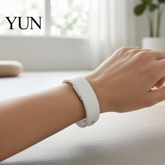 Water Resistant Silicone Band for Exercise Bands Hume 2.0, Breathable Replacement Strap Soft Gym Workouts Fitness Tracker, Adjustable Anti-Sweat