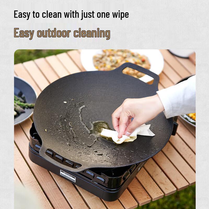 Mobi Garden Outdoor Aluminum Alloy Round Frying Pan