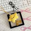 1Pcs Yellow Plush Hangings Bag Decoration Cartoon Plush Star Football Pendant Gift Hangings Ornament Car Keys Accessories