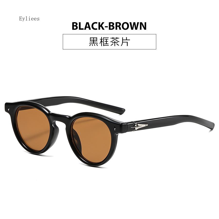 Retro Oval Frame UV400 Sunglasses Unisex Personality Catwalk Small Frame Eyewear for Men And Women