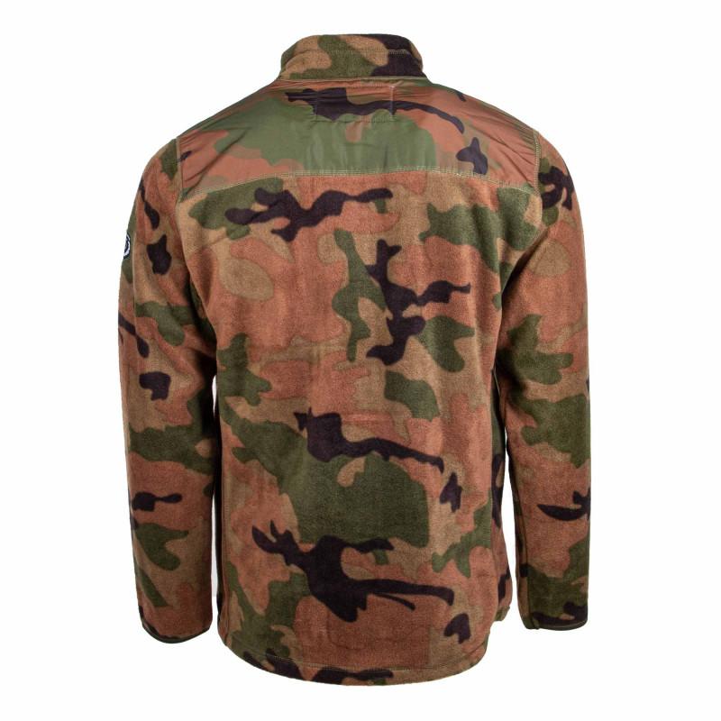 Bi-material Long-sleeved Fleece Vest Golbert Men TED LAPIDUS