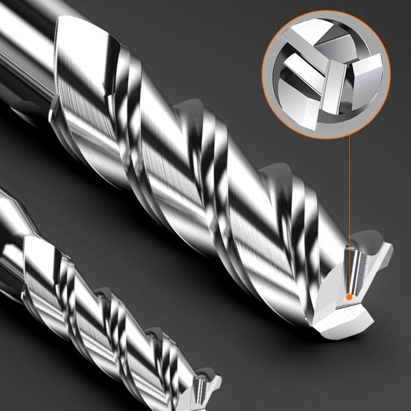 High Durability Long Reach High Speed Milling Cutter for High Precise Metal Plastic Cutting Mold Making Professional Use