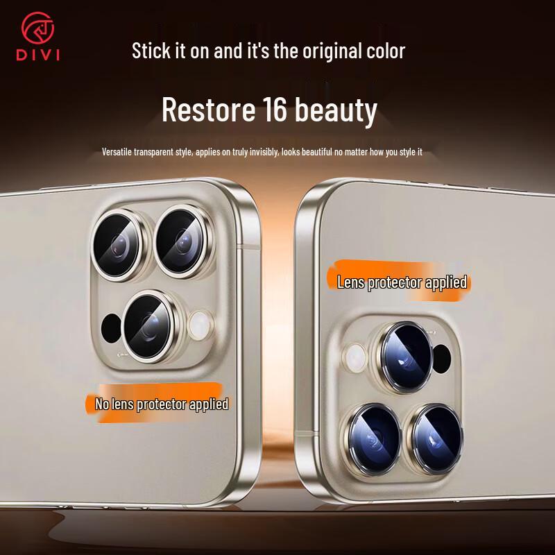 DIVI AR Verbesserter gehärteter Glas-Linsenschutz