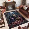 Witchcraft Theme Crystal Velvet Rug Personalized Custom Name Text Soft Floor Mat Home Decor