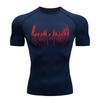 Compressed Long Sleeved Shirt, Black Fitness T-shirt, Men's Muscle Quick Drying Fitness Clothing, Sun Protection Sports, Close Fitting