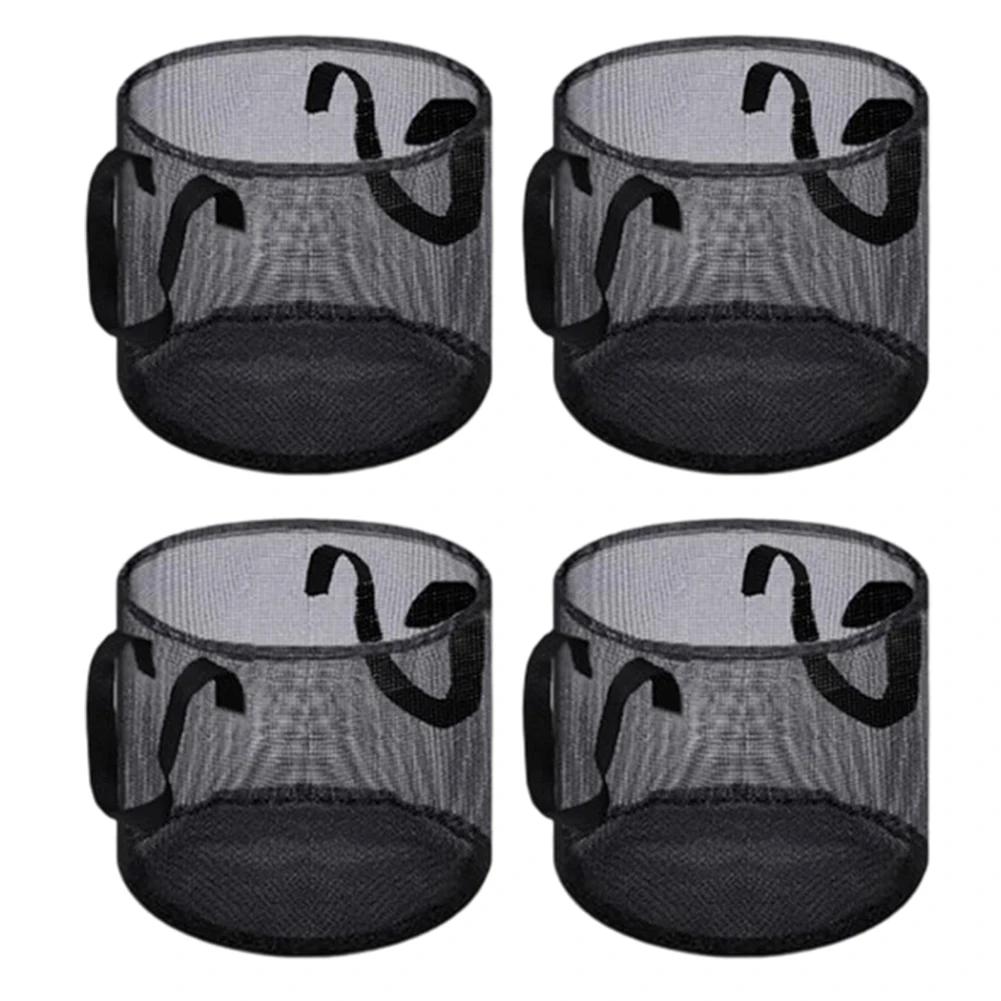 

4pcs Mesh Aquatic Plant Planting Baskets/pond Planting Bags With Handles 4 Pcs Pond Plant Baskets Mesh Water Garden