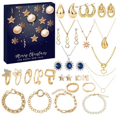 Christmas Hand-Torn Calendar Gift Box Surprise Calendar Creative Christmas Jewelry