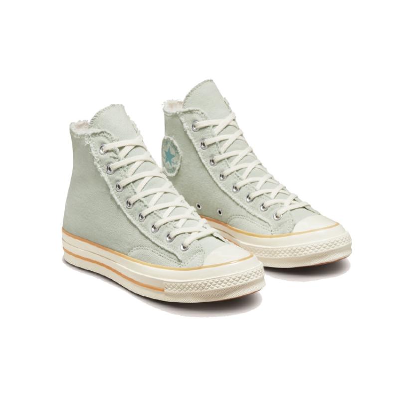 Converse 1970s Chuck Taylor All Star Simple & Comfortable High Top Espadrilles Unisex Light Green