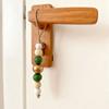 10Pcs Wooden Beads Ornament Wood Beaded Christmas Tree Decoration For Wall Window Staircase Holiday Party Decoration